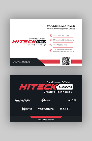 Hiteckland Maroc Casablanca Carte Visite